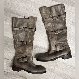 Alberto Fermani - 50th Anniversary Buckle Heeled, Italian Leather Boots